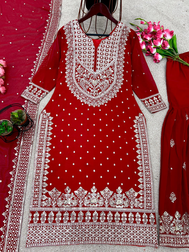 Happy Warbler- Gharara Kurti Set