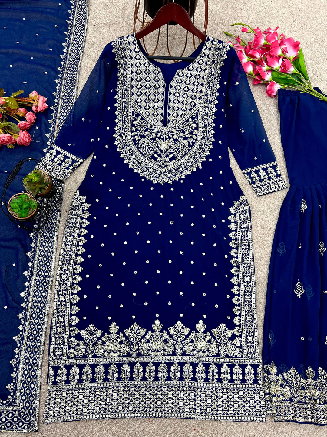 Happy Warbler- Gharara Kurti Set