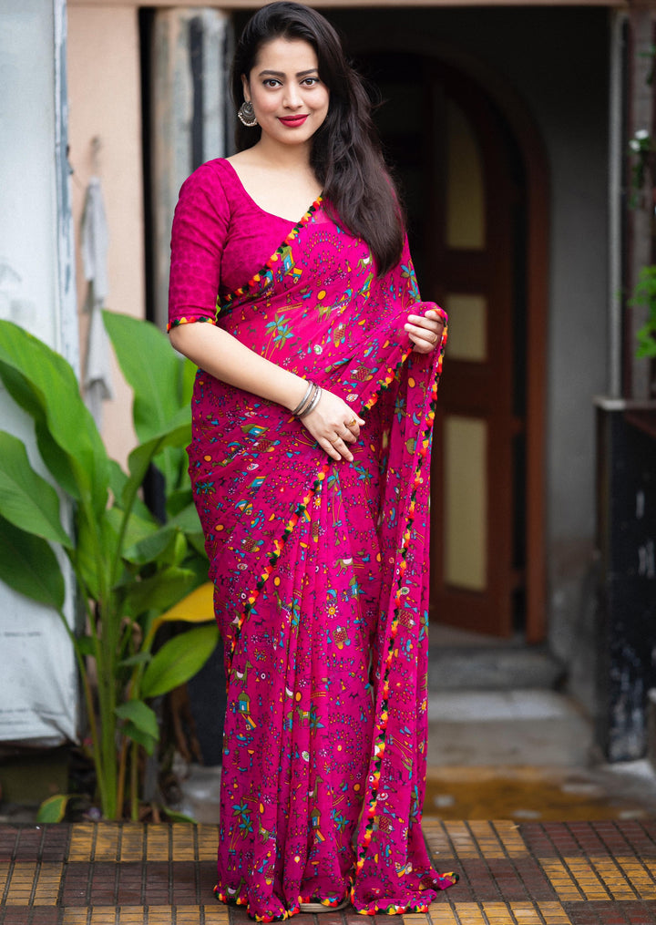 Always There Designer Georgette Saree