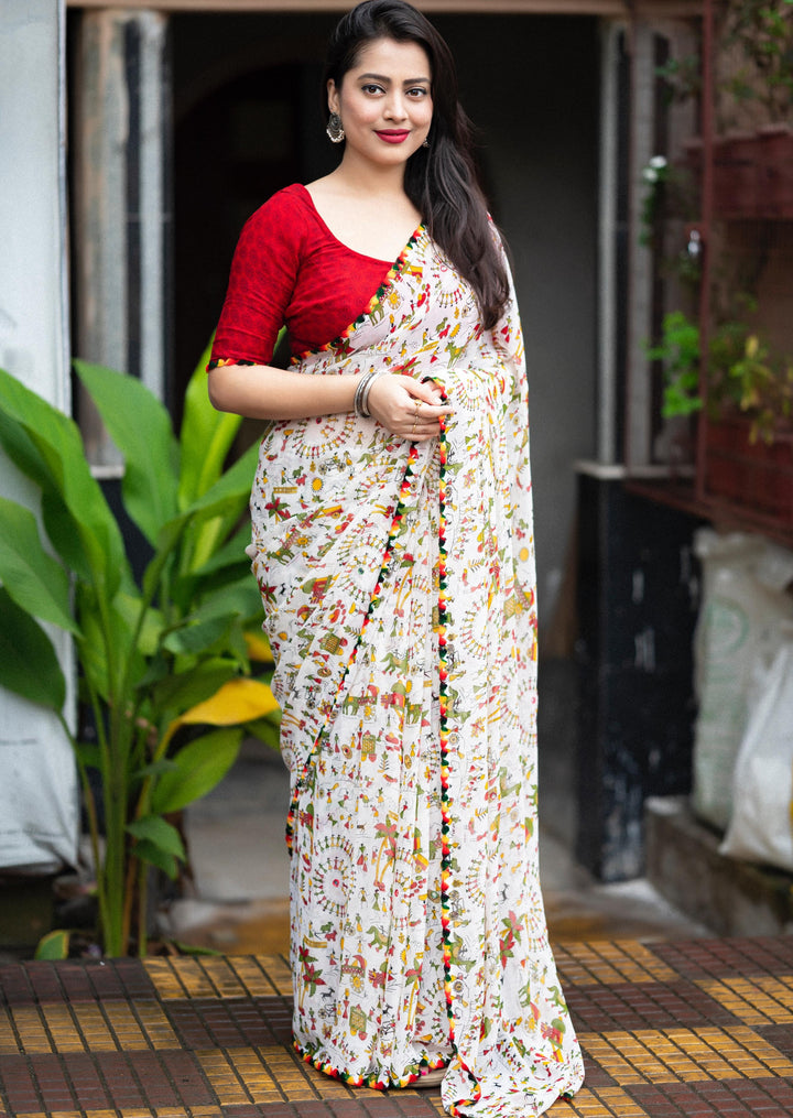 Always There Designer Georgette Saree