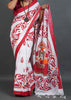 Destroyer Of All Obstacles - A Beautiful Printed Bengal Khadi Saree