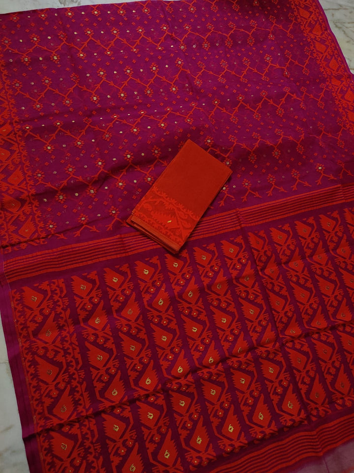 BishnuPriya Dhakai Jamdani Saree