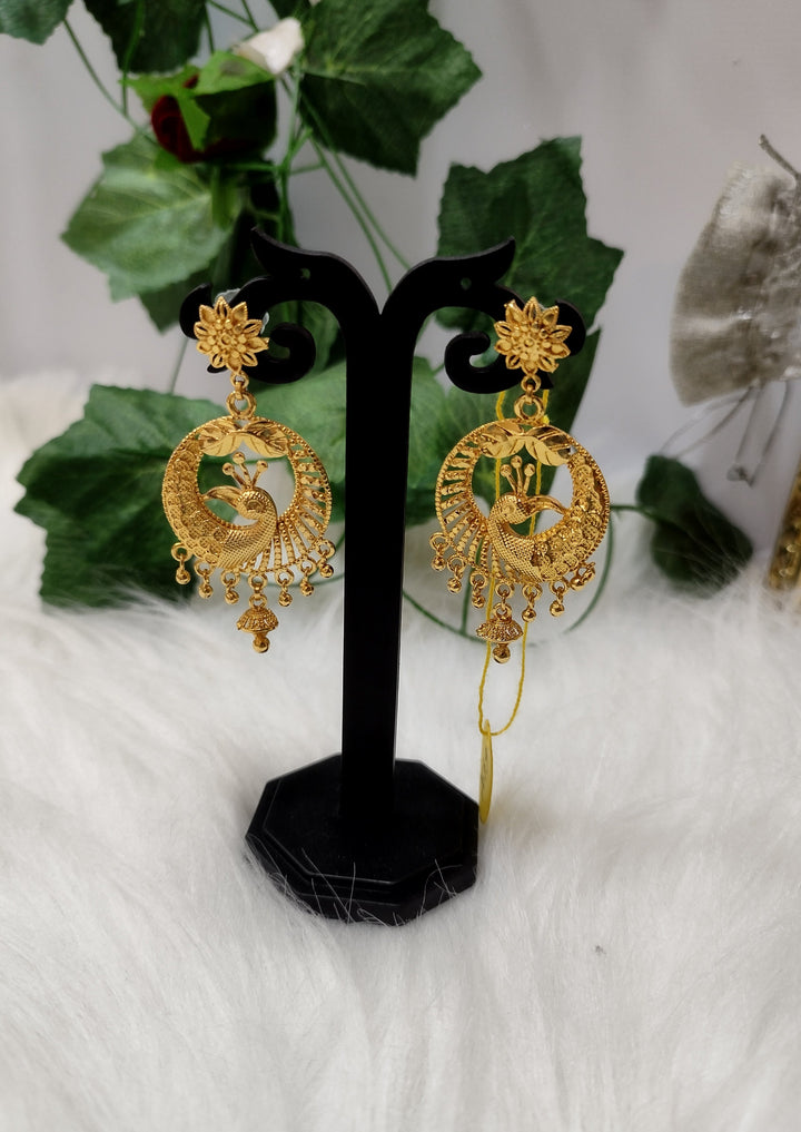 Jhumka Lovers- Gold Plated Earrings