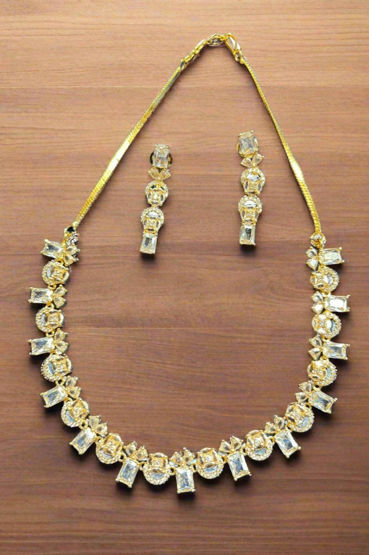 Sparkler- American Diamond Necklace Set