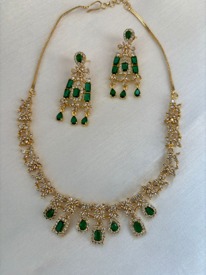 Classic - American Diamond Necklace Set