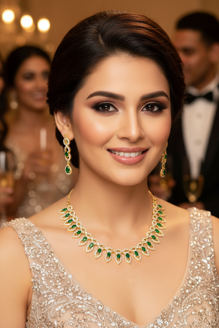 Elite Class - American Diamond Necklace Set