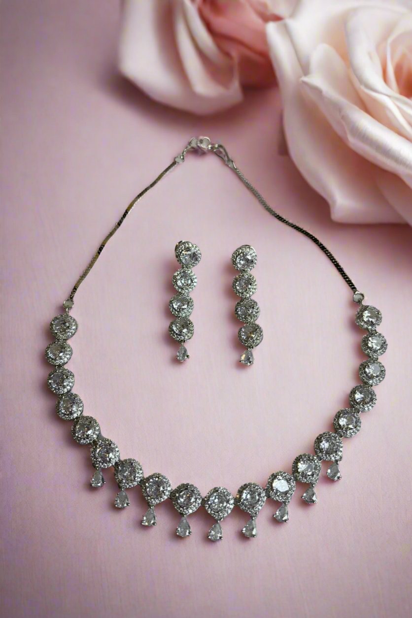 All Time Favorite American Diamond Necklace Set