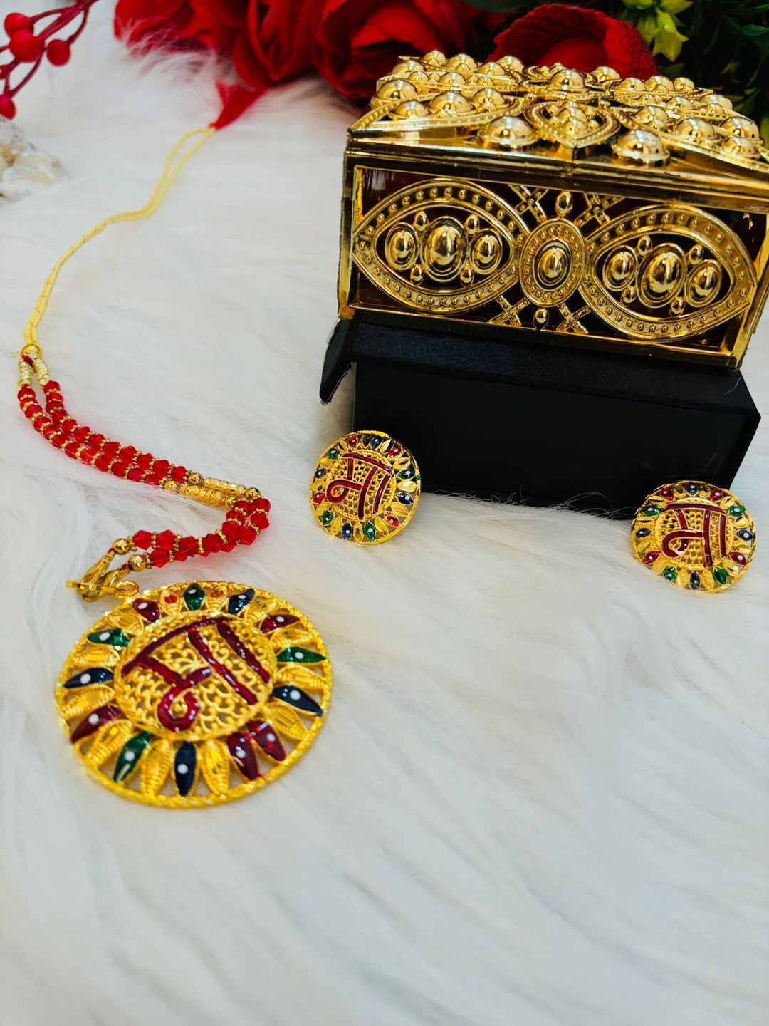 Maa (Gold Plated Necklace Set)