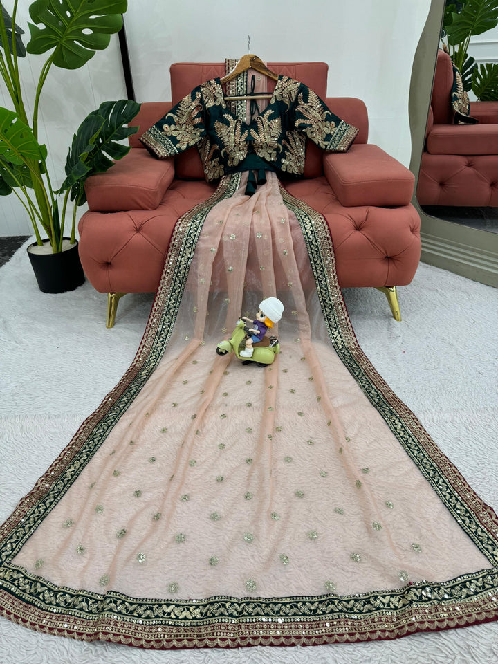 Gorgeous Nari Net Saree