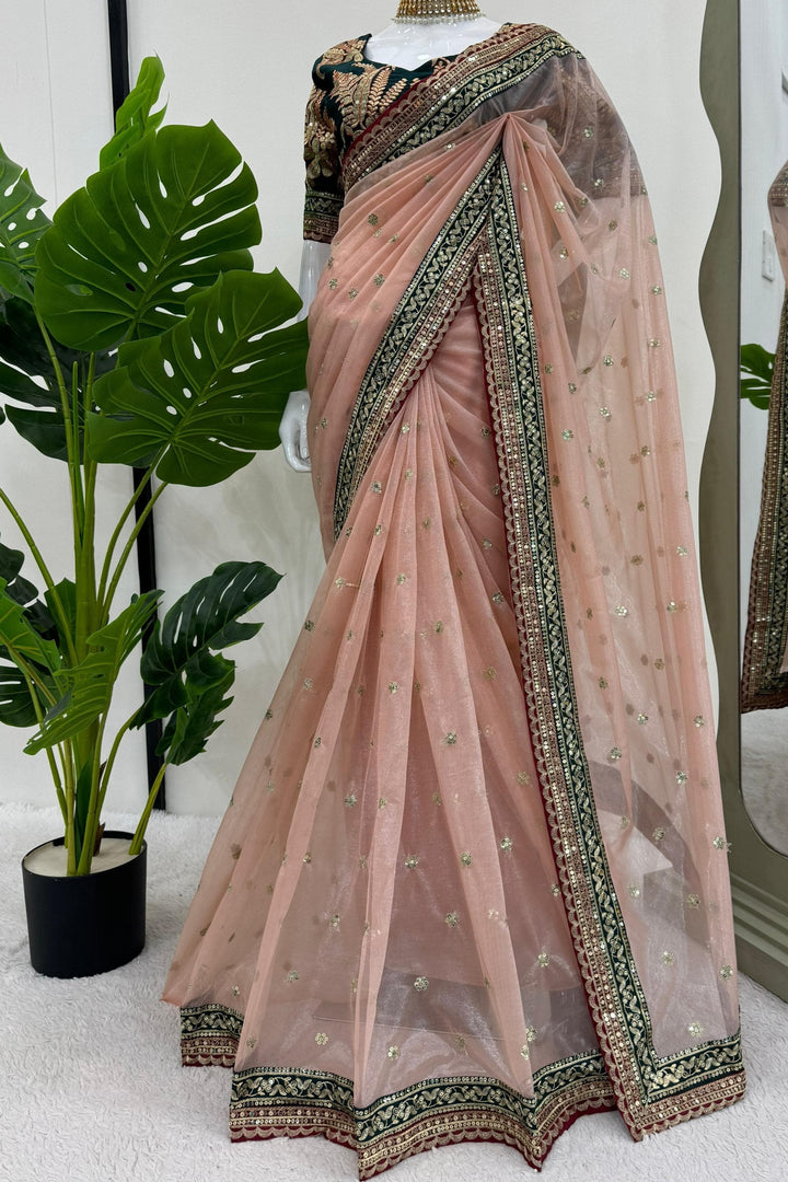 Gorgeous Nari Net Saree