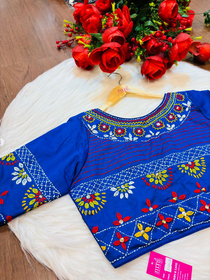 Kathiawari  Handwork- Designer Blouse