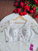 White Sequins  Designer Blouse