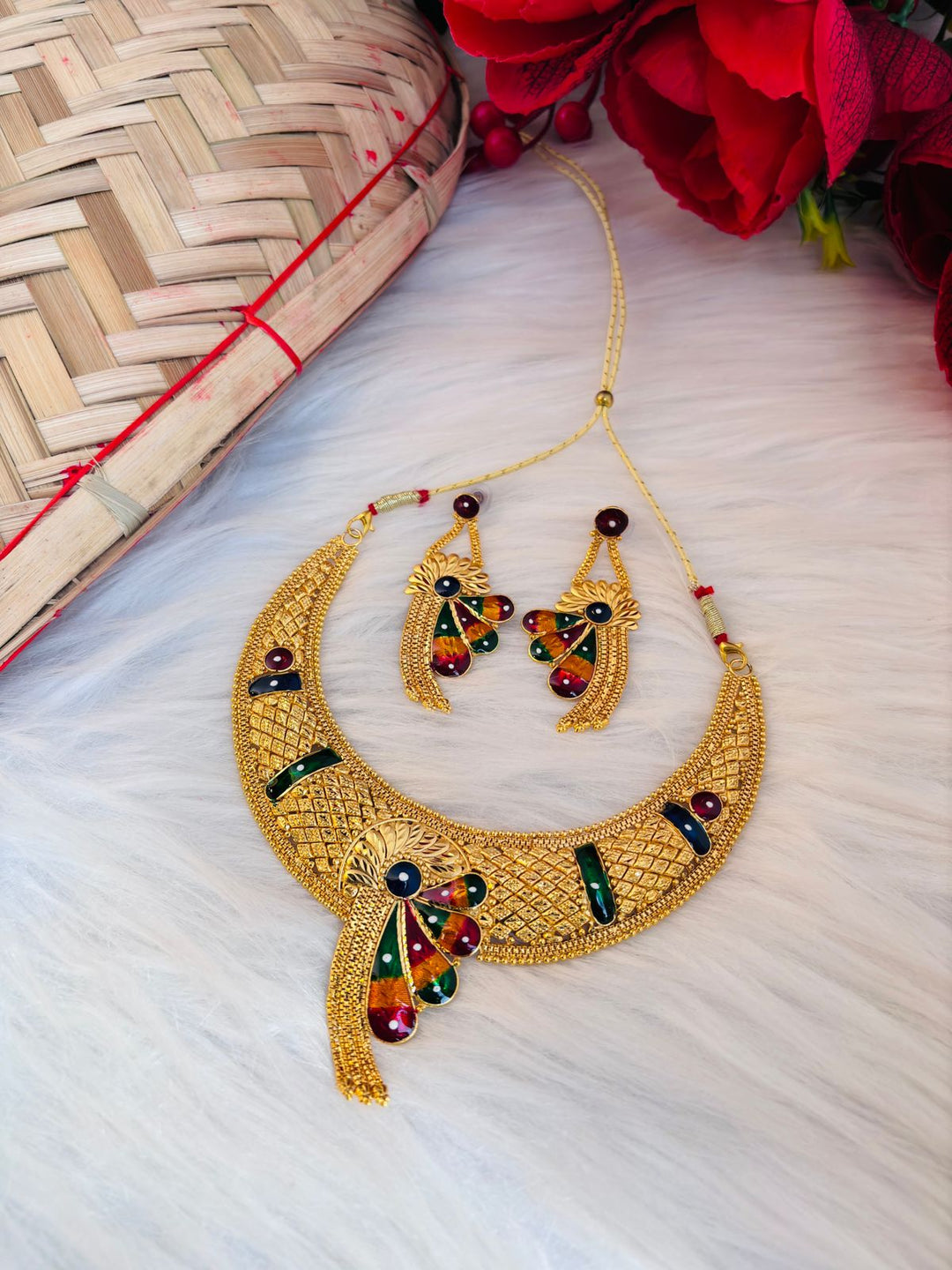 Wings Of Dream- Gold Plated Necklace Set