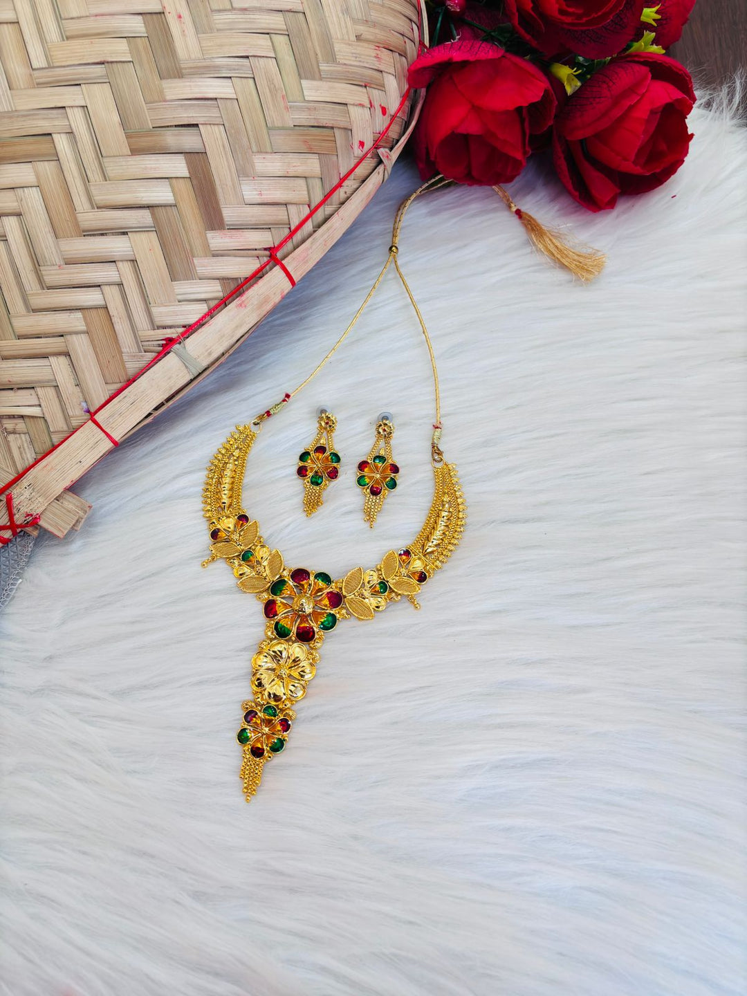 Shimmer And Shine - Gold Plated Necklace Set