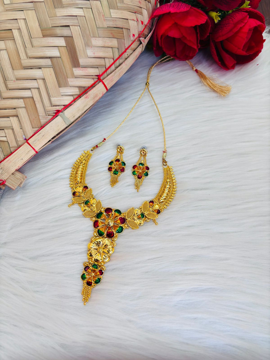 Shimmer And Shine - Gold Plated Necklace Set