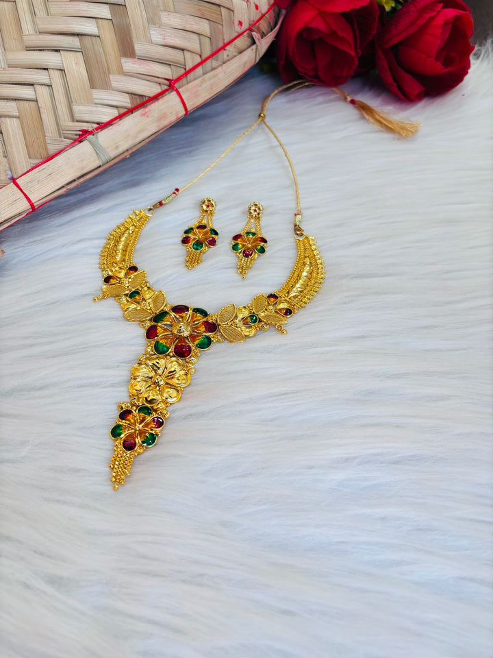 Shimmer And Shine - Gold Plated Necklace Set