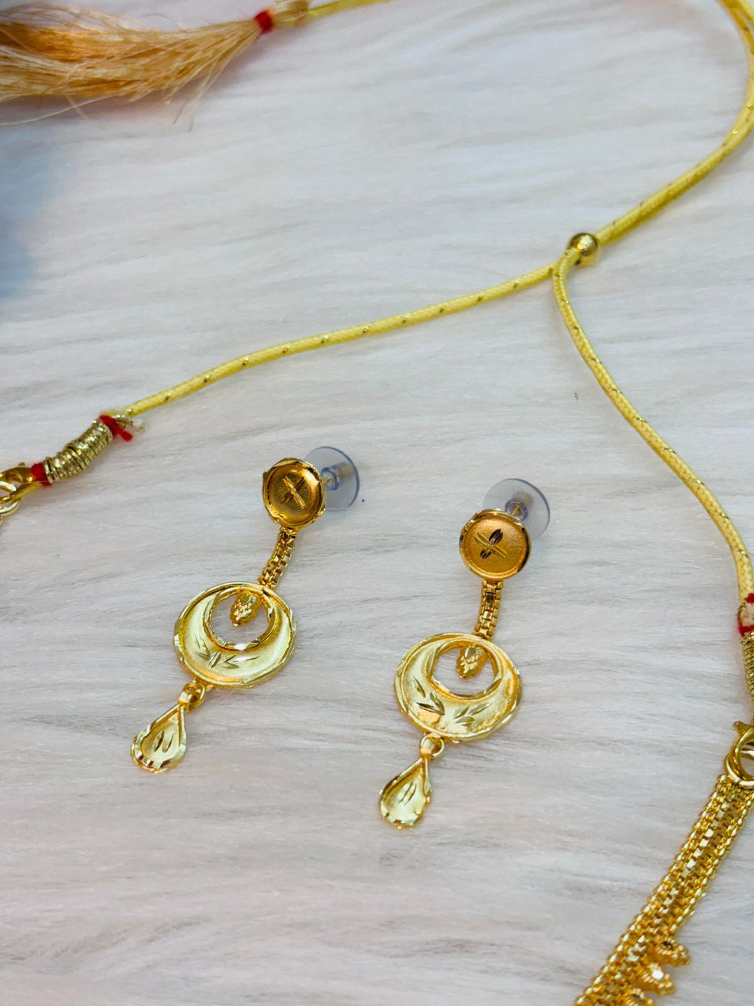 Magnificent  Gold Plated Necklace Set