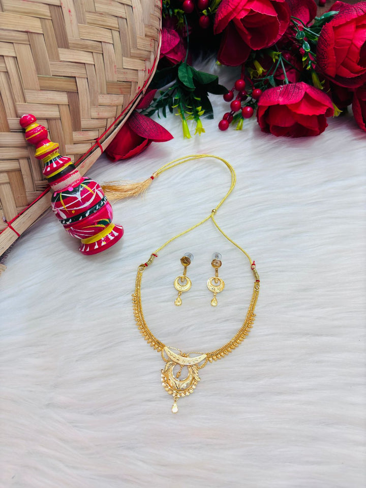 Magnificent  Gold Plated Necklace Set