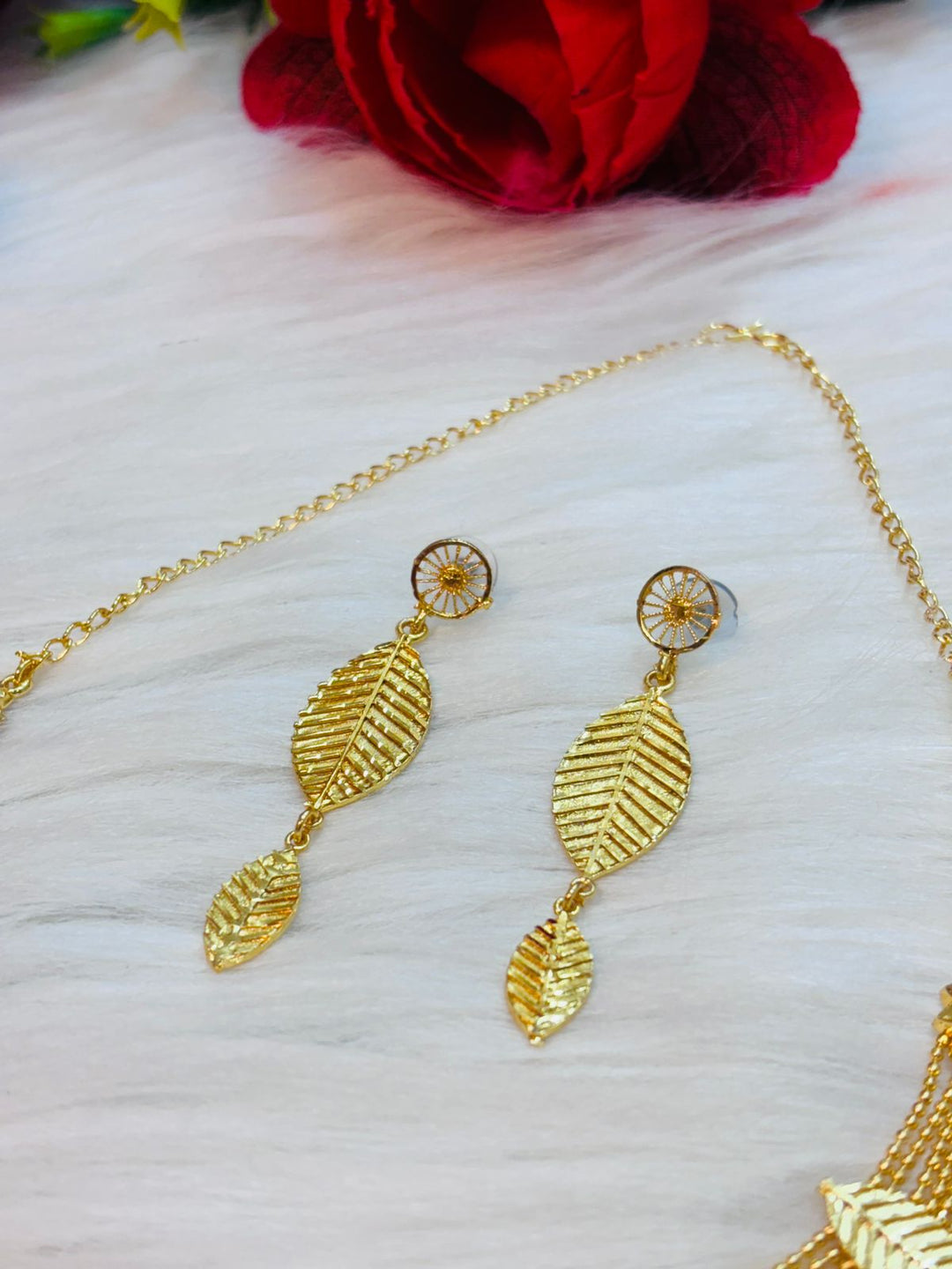 Multi Layered -Gold Plated Necklace Set