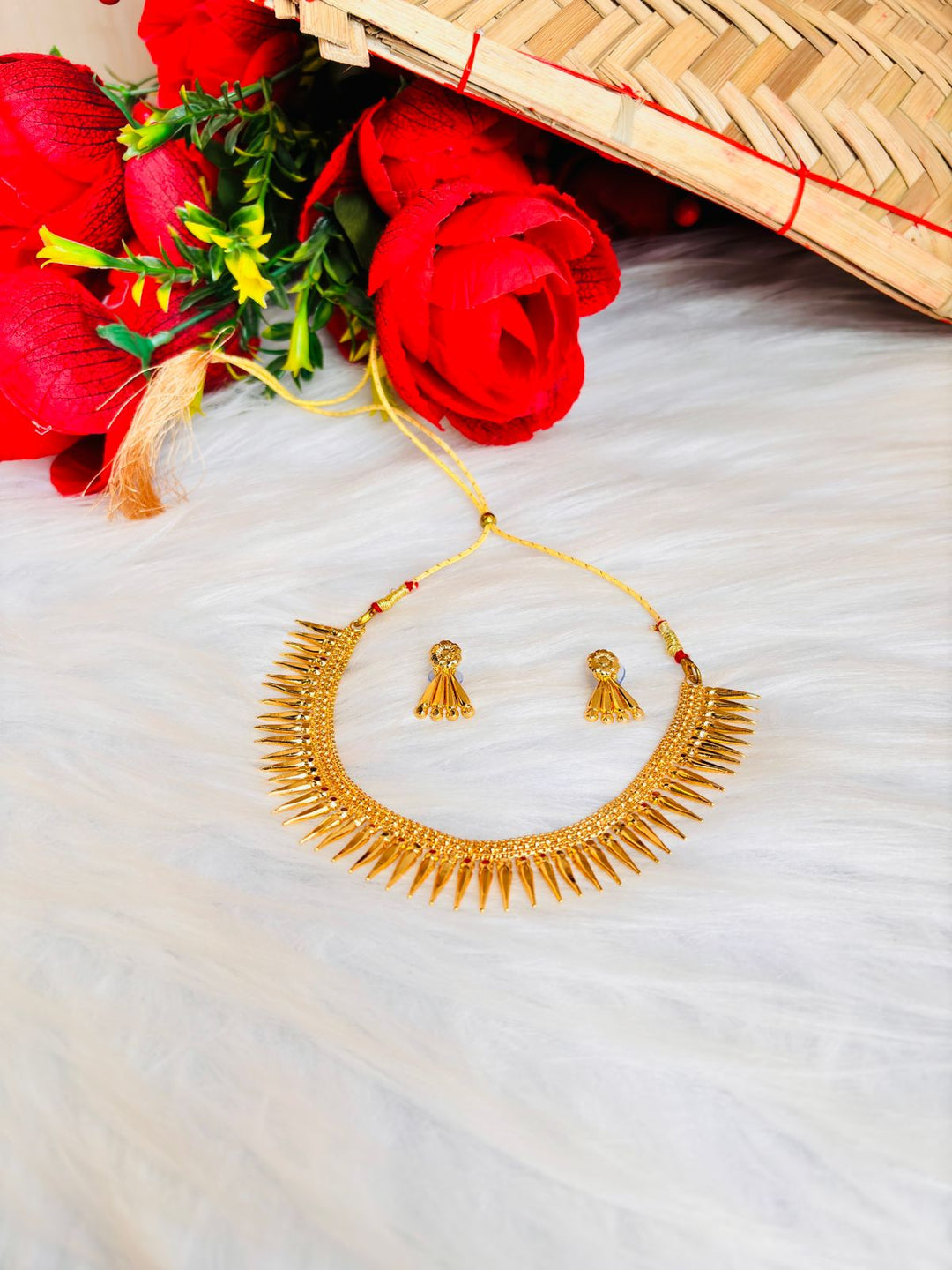 Tribal Style Traditional Gold Plated Set