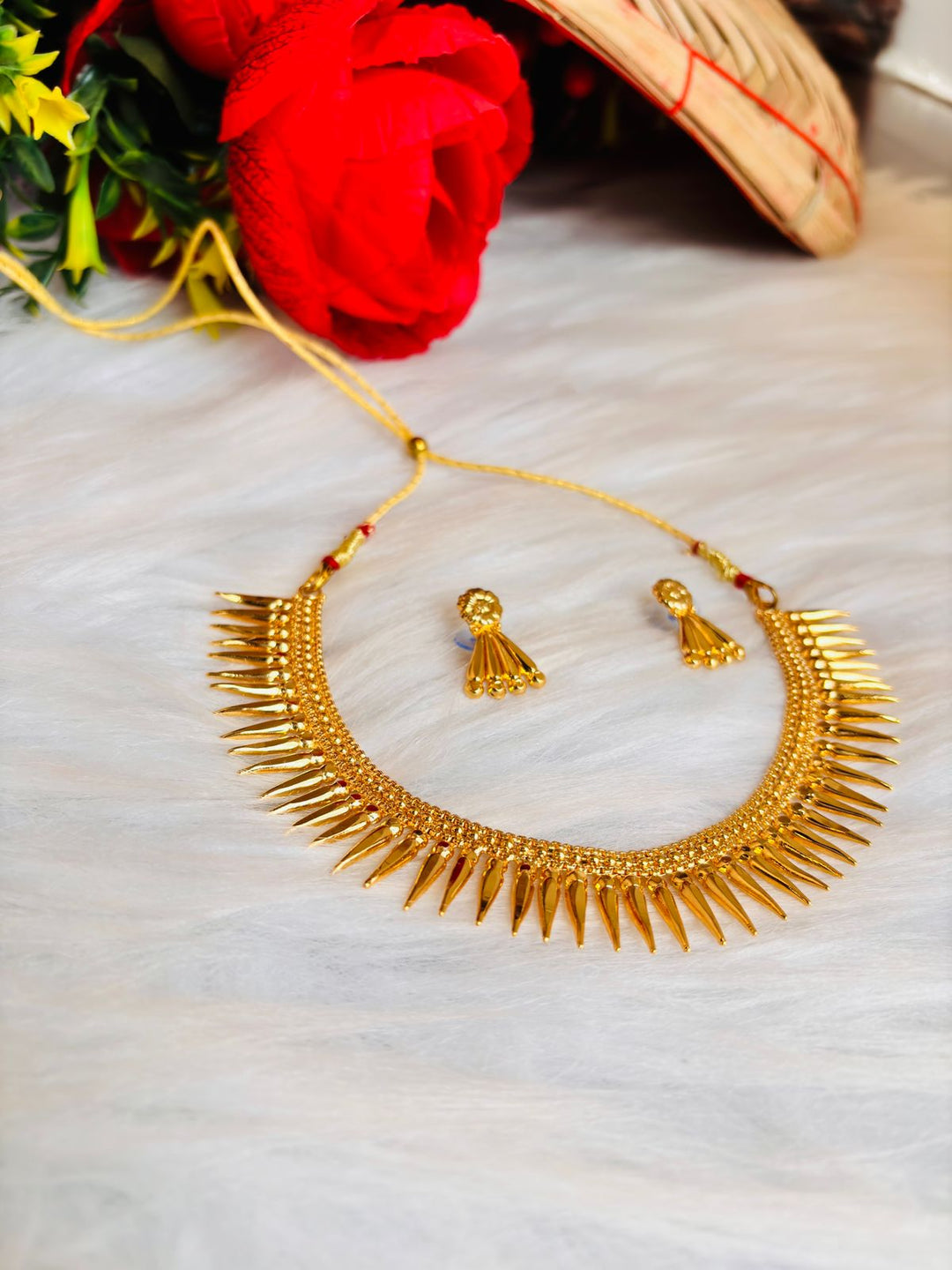 Tribal Style Traditional Gold Plated Set