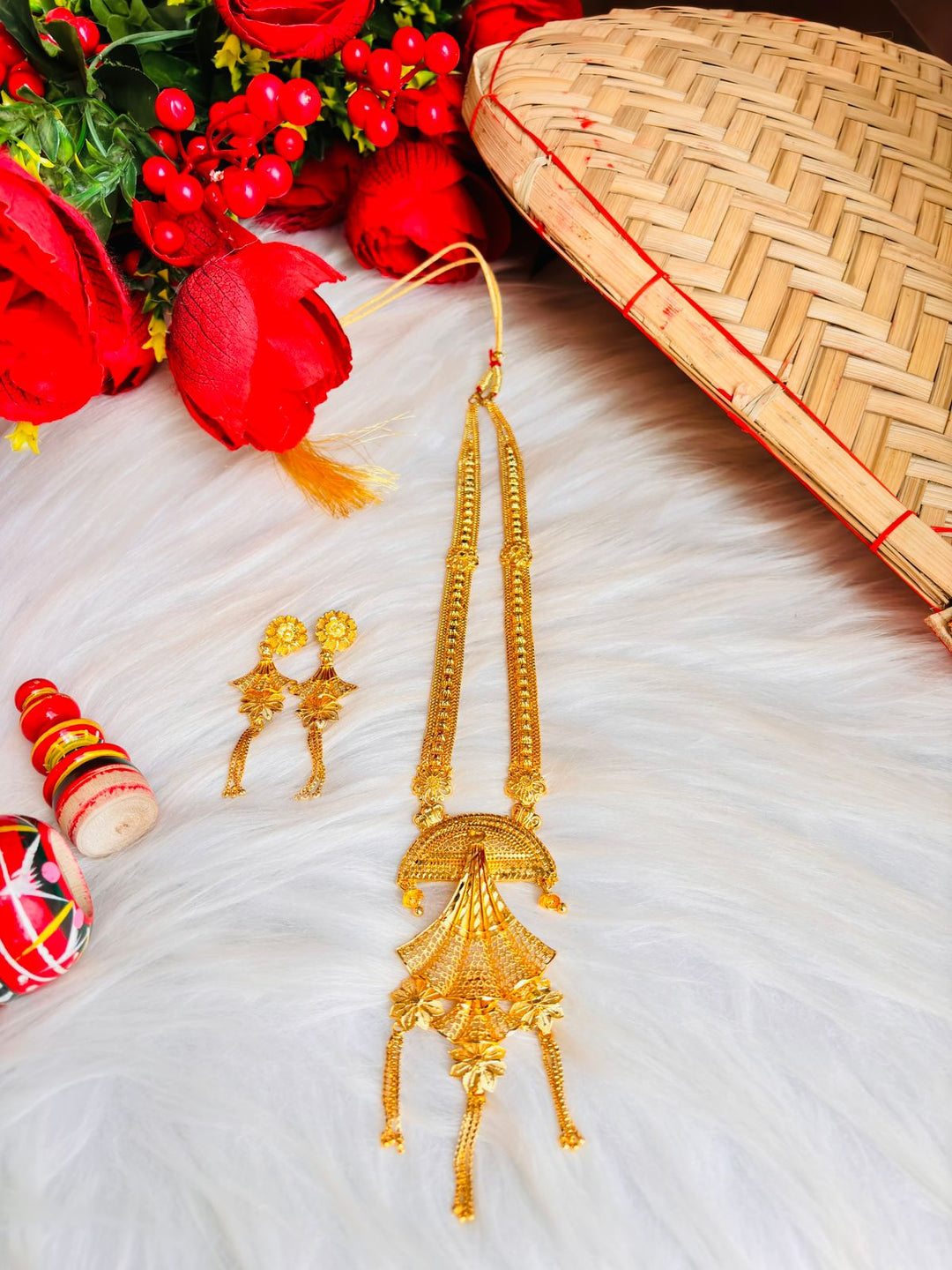 Bride's Special ( Gold Plated Bridal Necklace Set)