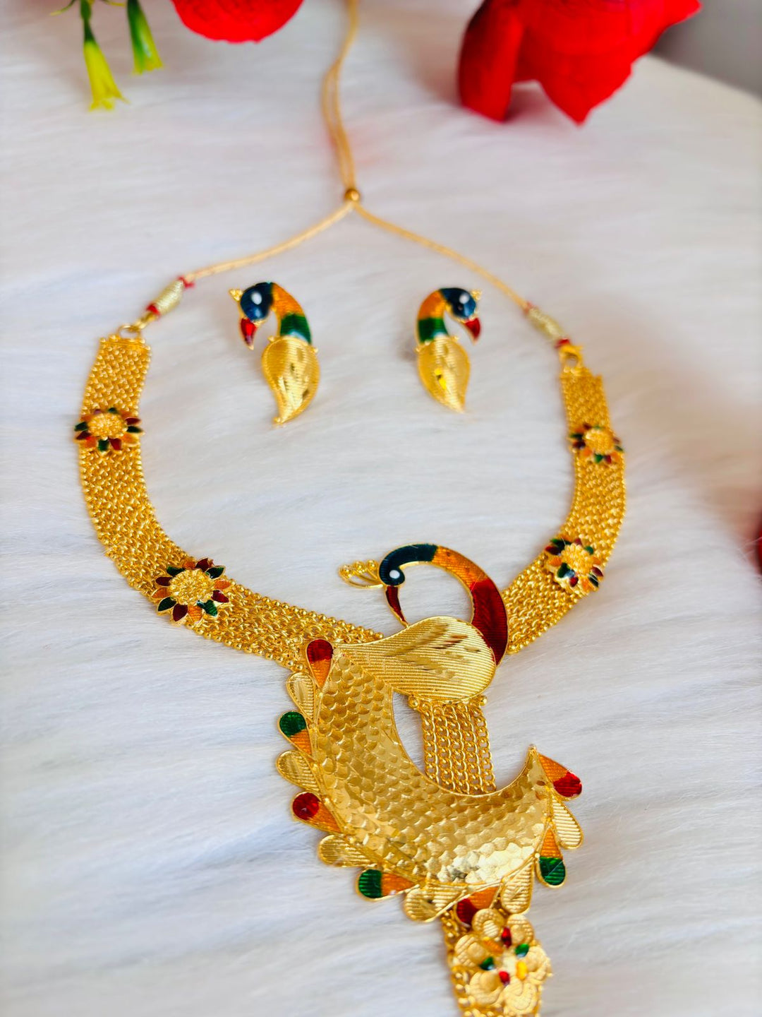 Hanshika ( Gold Plated Necklace Set)