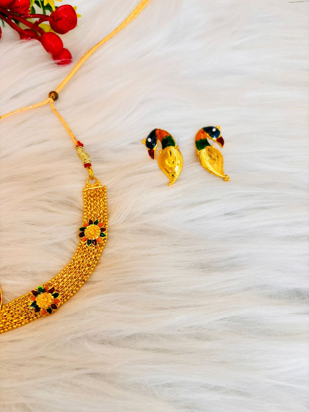 Hanshika ( Gold Plated Necklace Set)