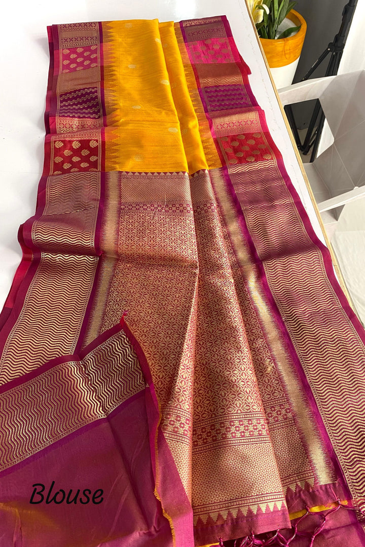 Pure Bliss-A Festival Special Silk Saree