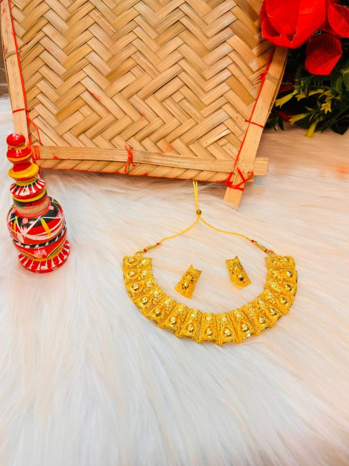 Golden Treasure- Gold Plated Necklace Set