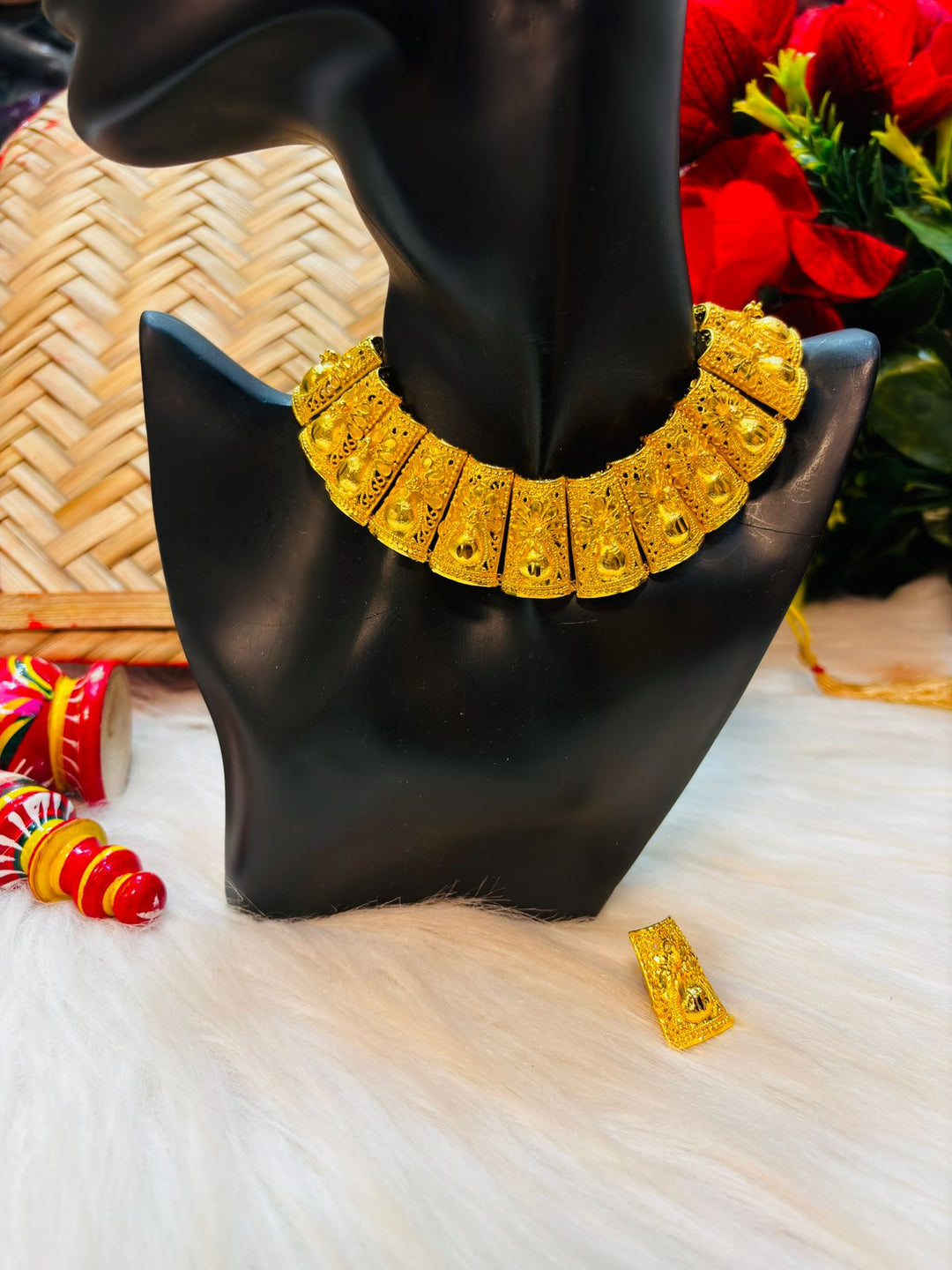 Golden Treasure- Gold Plated Necklace Set