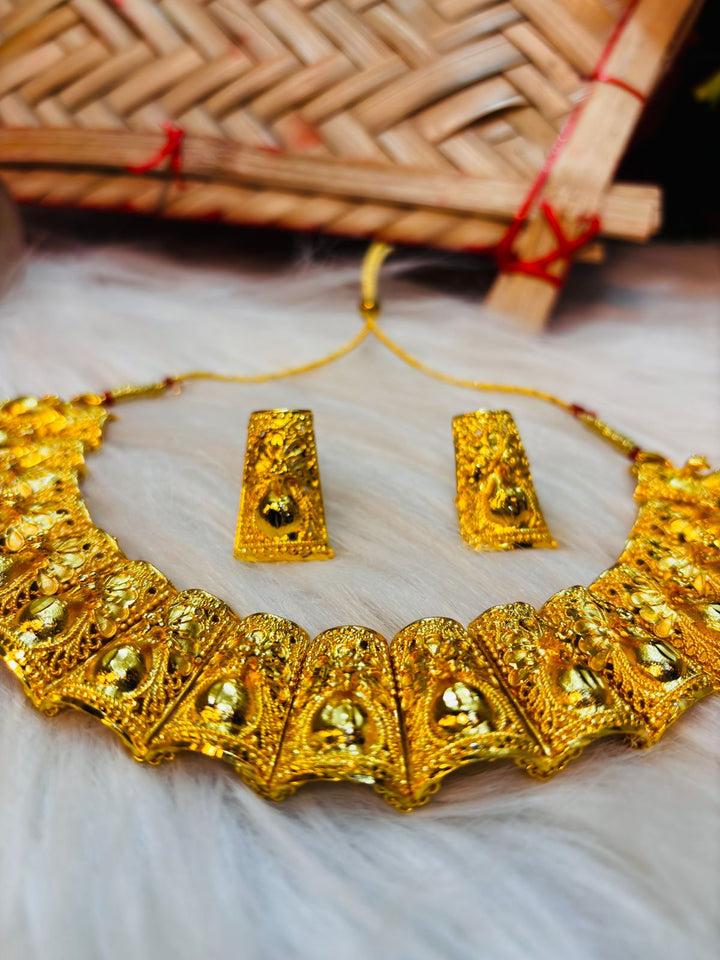 Golden Treasure- Gold Plated Necklace Set