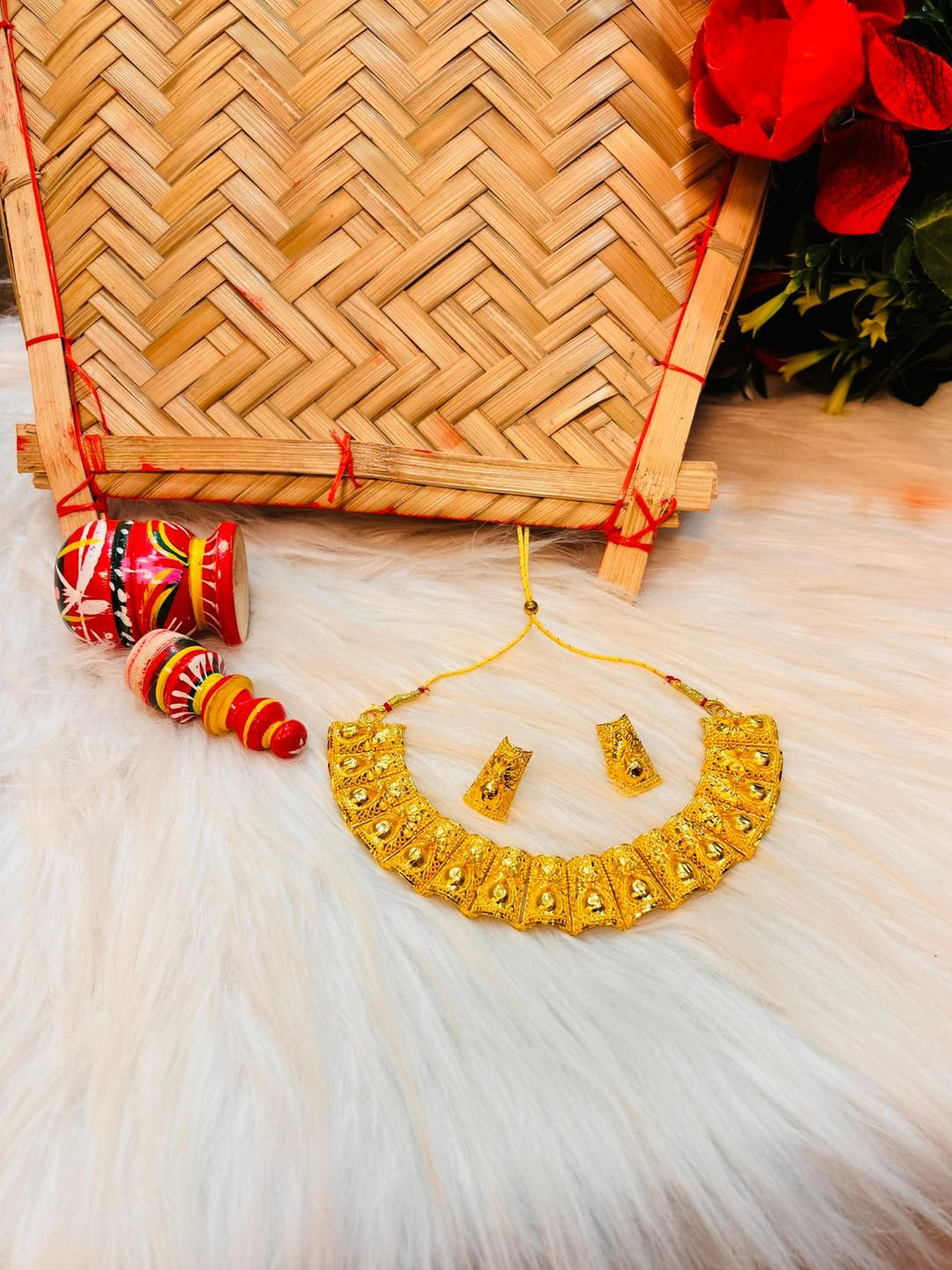 Golden Treasure- Gold Plated Necklace Set