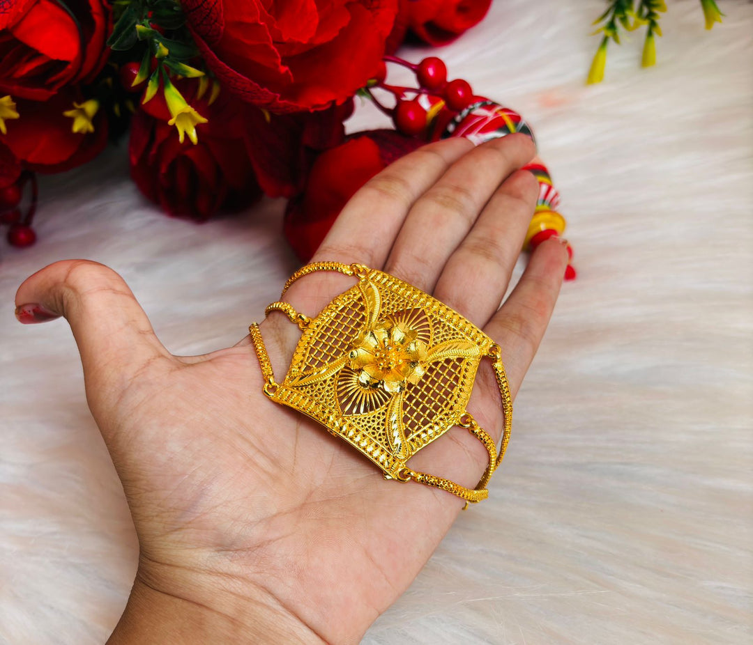 Beauty On Wrist- Gold Plated Mantasha