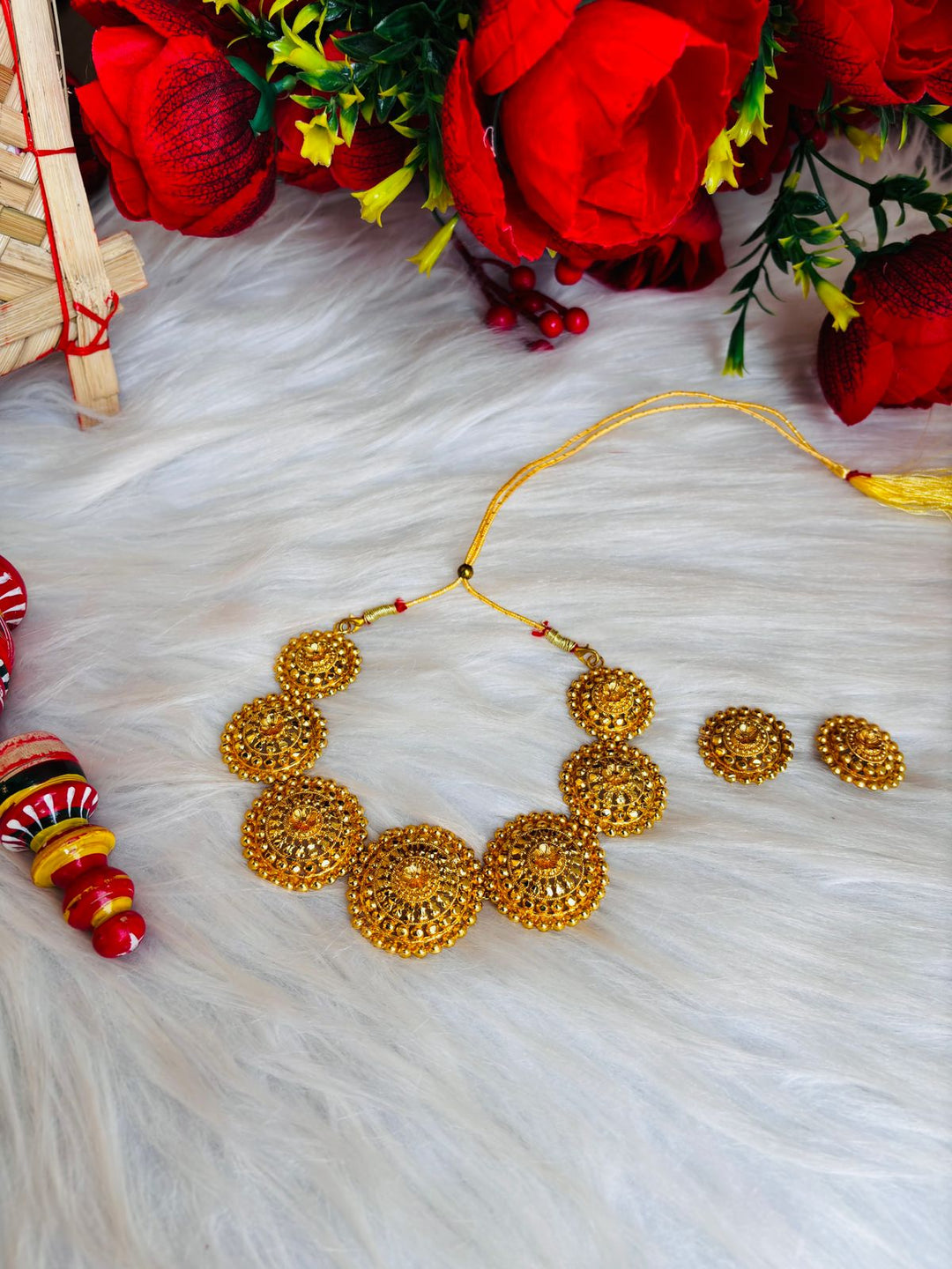 Ornamental Bliss- Gold Plated Choker Collection