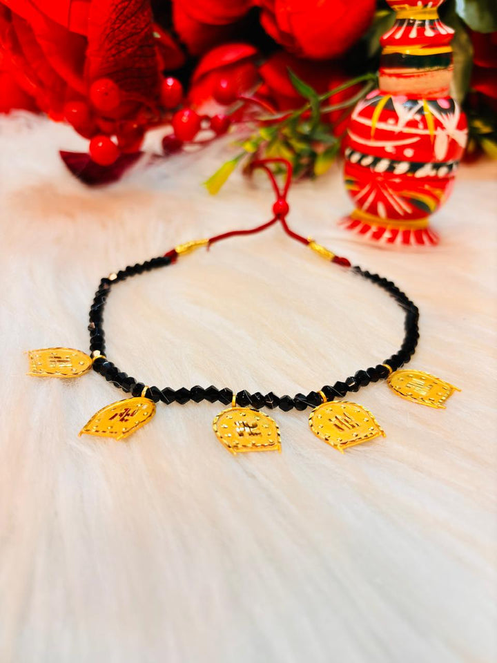 Swastik - Gold Plated Necklace Set