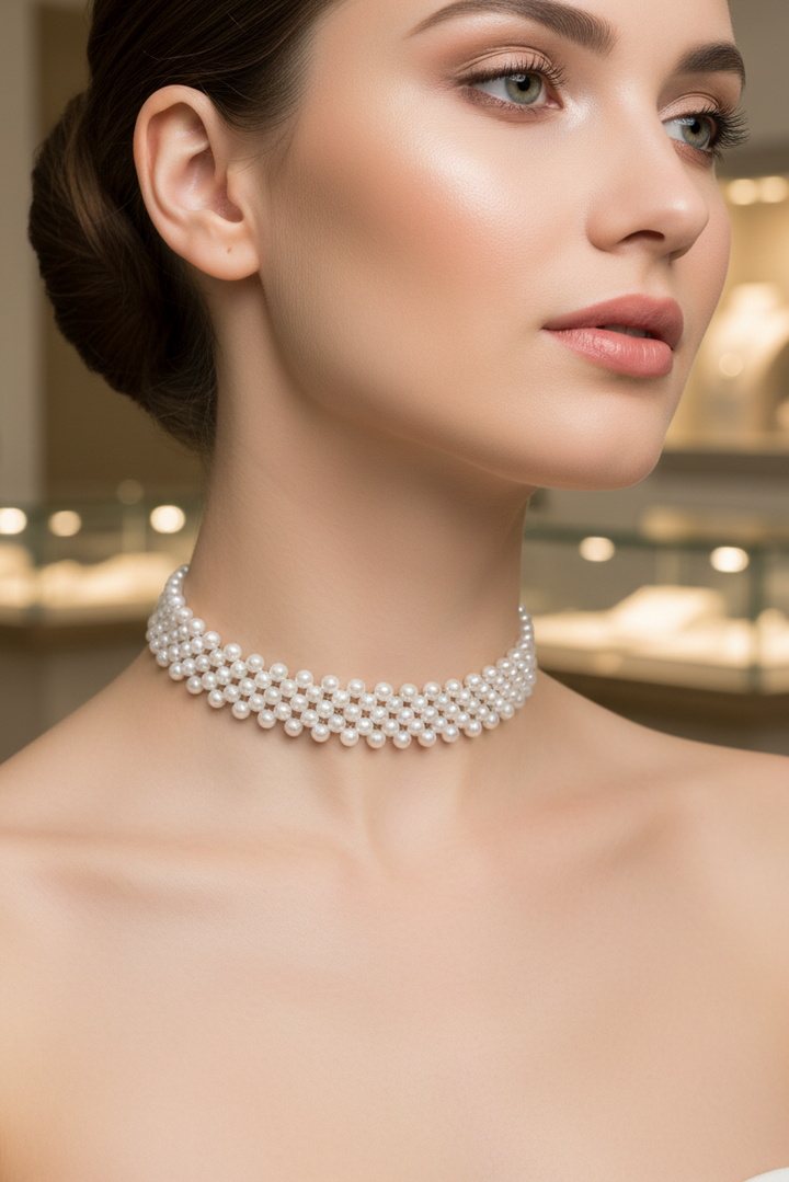 Chic And Smart Pearl Necklace