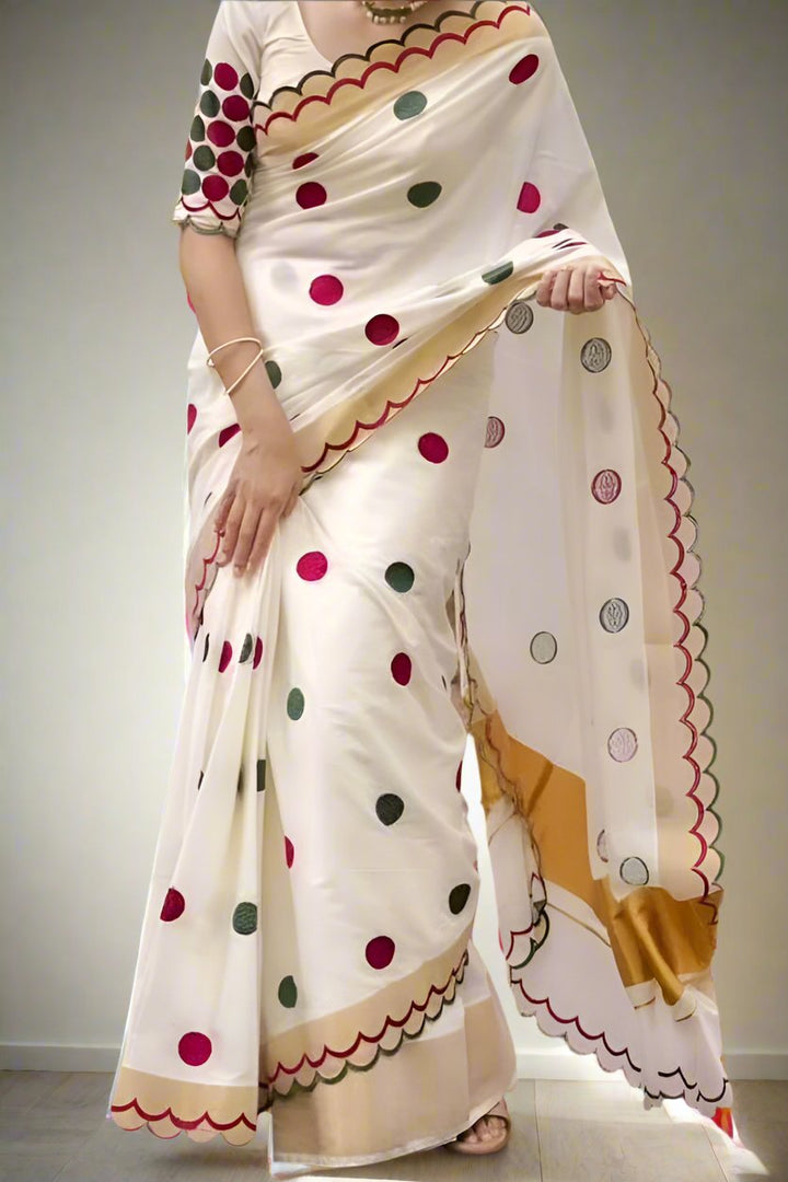 Indian Fashion Designer  Linen Saree