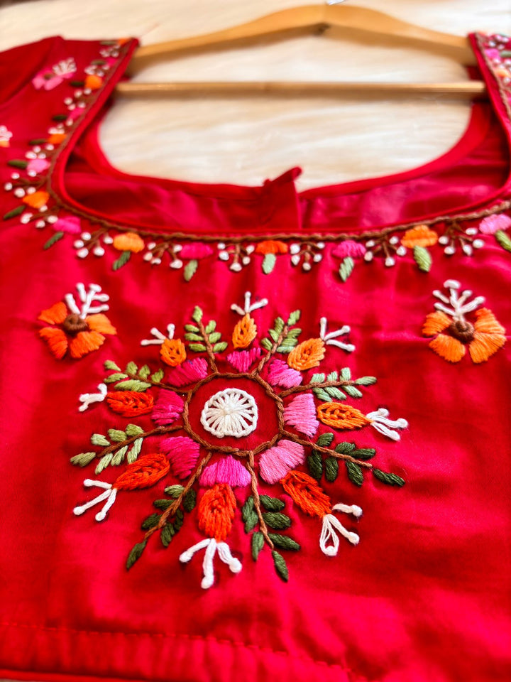 Deal With Embroidery - Hand Designer Blouse