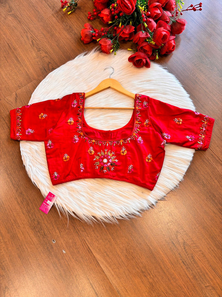 Deal With Embroidery - Hand Designer Blouse