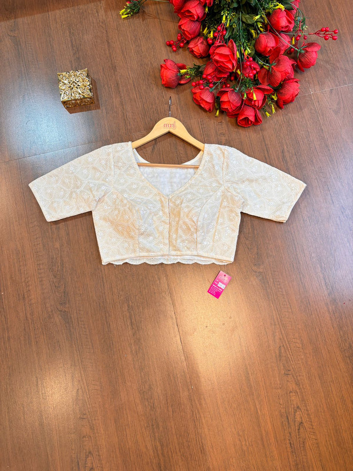 Love For Chikankari Designer Blouse