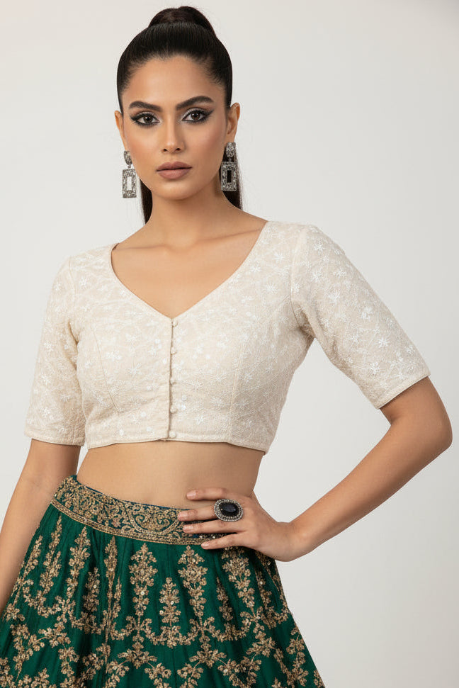 Love For Chikankari Designer Blouse