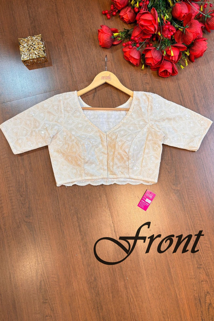 Love For Chikankari Designer Blouse