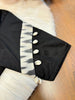 New Direction- Black Designer Blouse With Cowrie shells