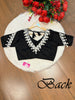 New Direction- Black Designer Blouse With Cowrie shells