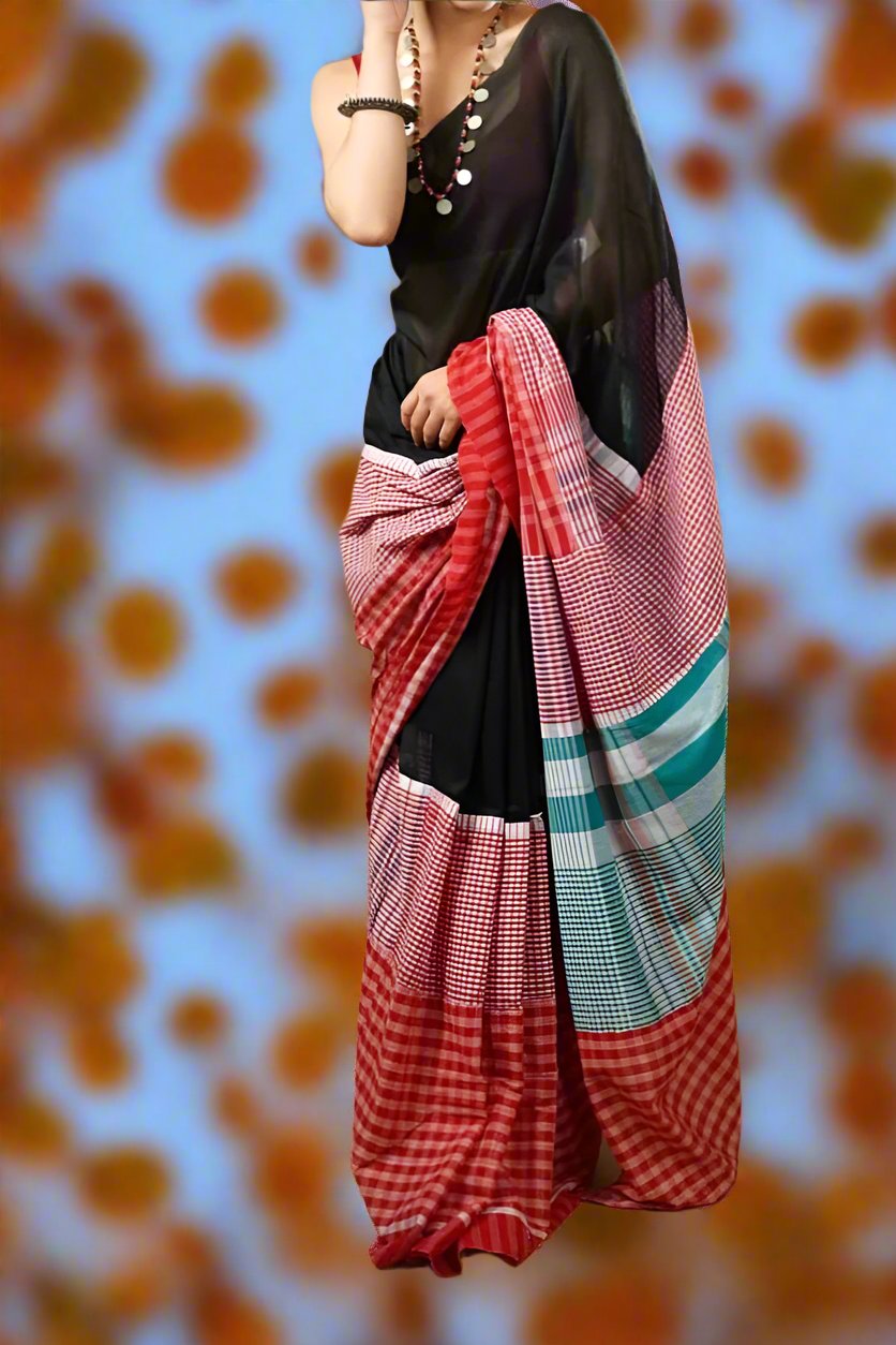 Beautiful In Stripe Cotton Saree