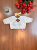 New Style White Padded  Designer Blouse