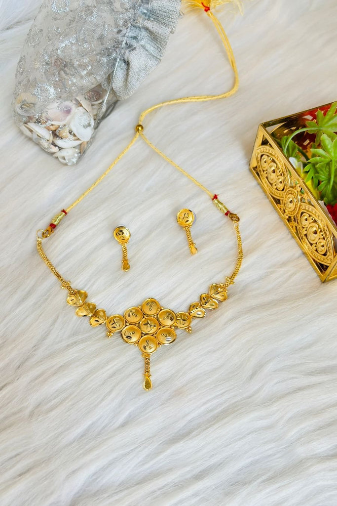 Golden Star- Gold Plated Jewellery Set