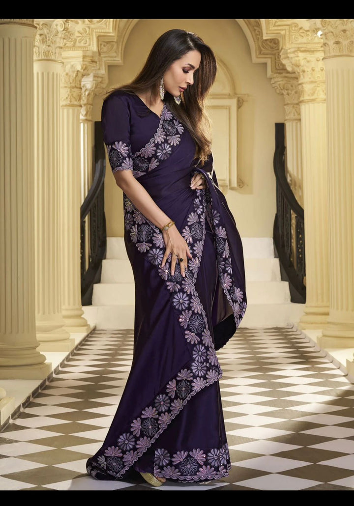 Malaika Arora Inspired Rangoli Silk Saree