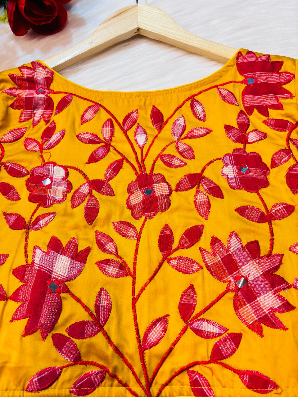 Appealing Applique -Designer Blouse